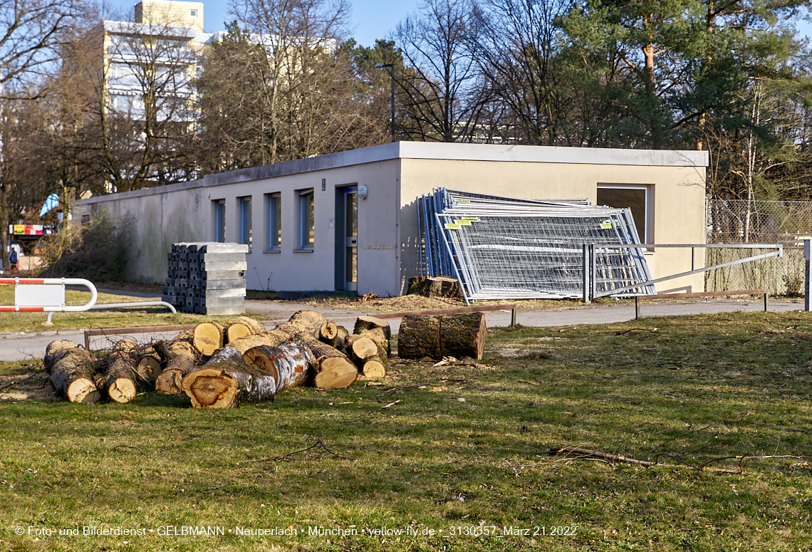 21.03.2022 - Baustelle am Haus für Kinder in Neuperlach